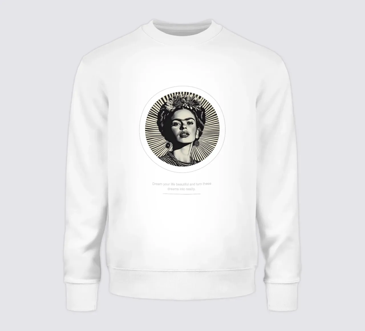 Frida Kahlo "Magic of Strength" felpa da Fantasias Florales