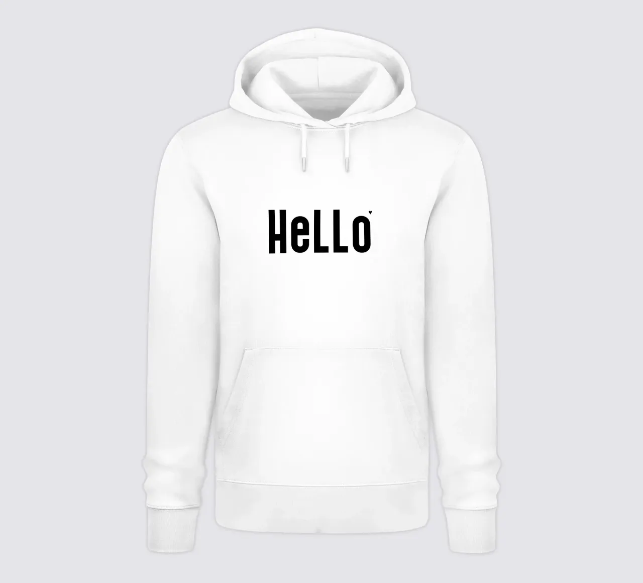 Hello felpa con cappuccio da typolover