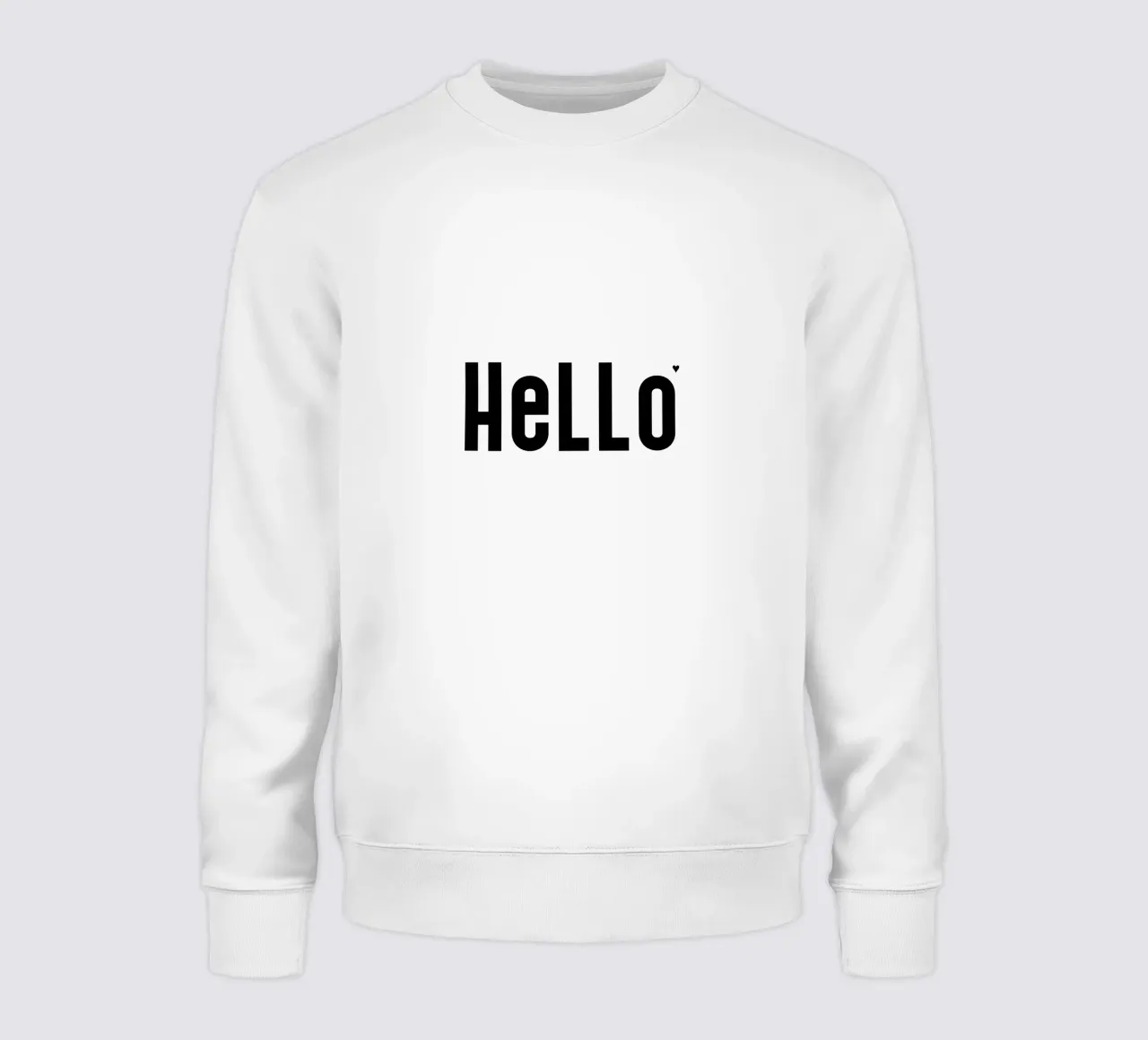 Hello Sweatshirt von typolover