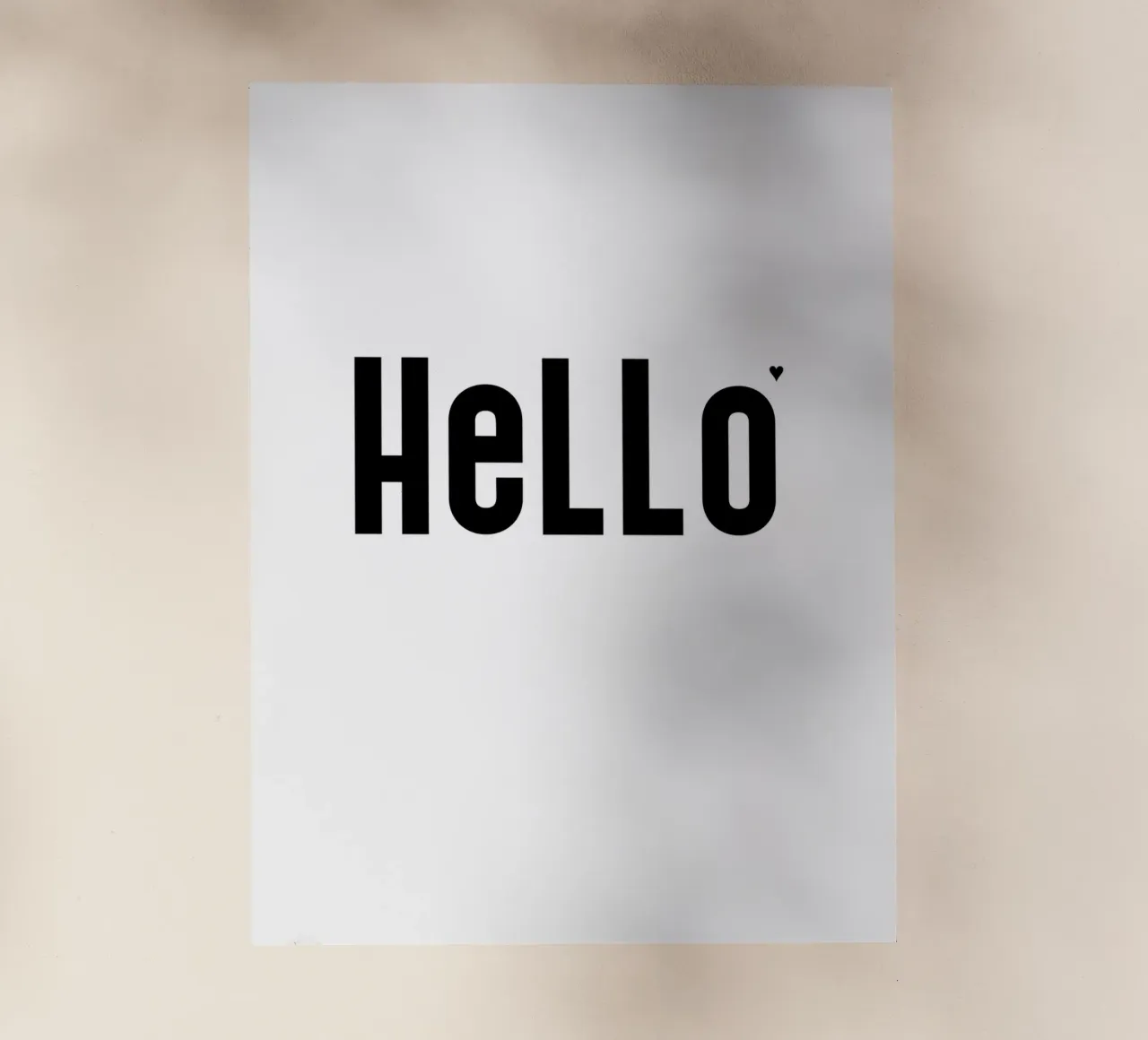 Hello pellicola backlit da typolover