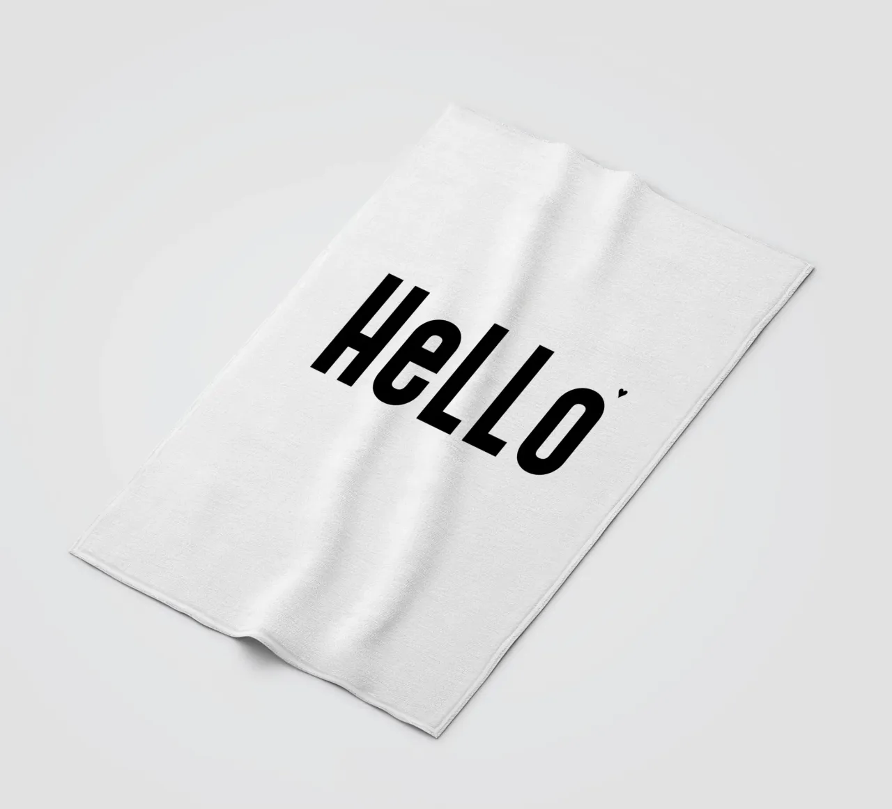 Hello Fleecedecke von typolover