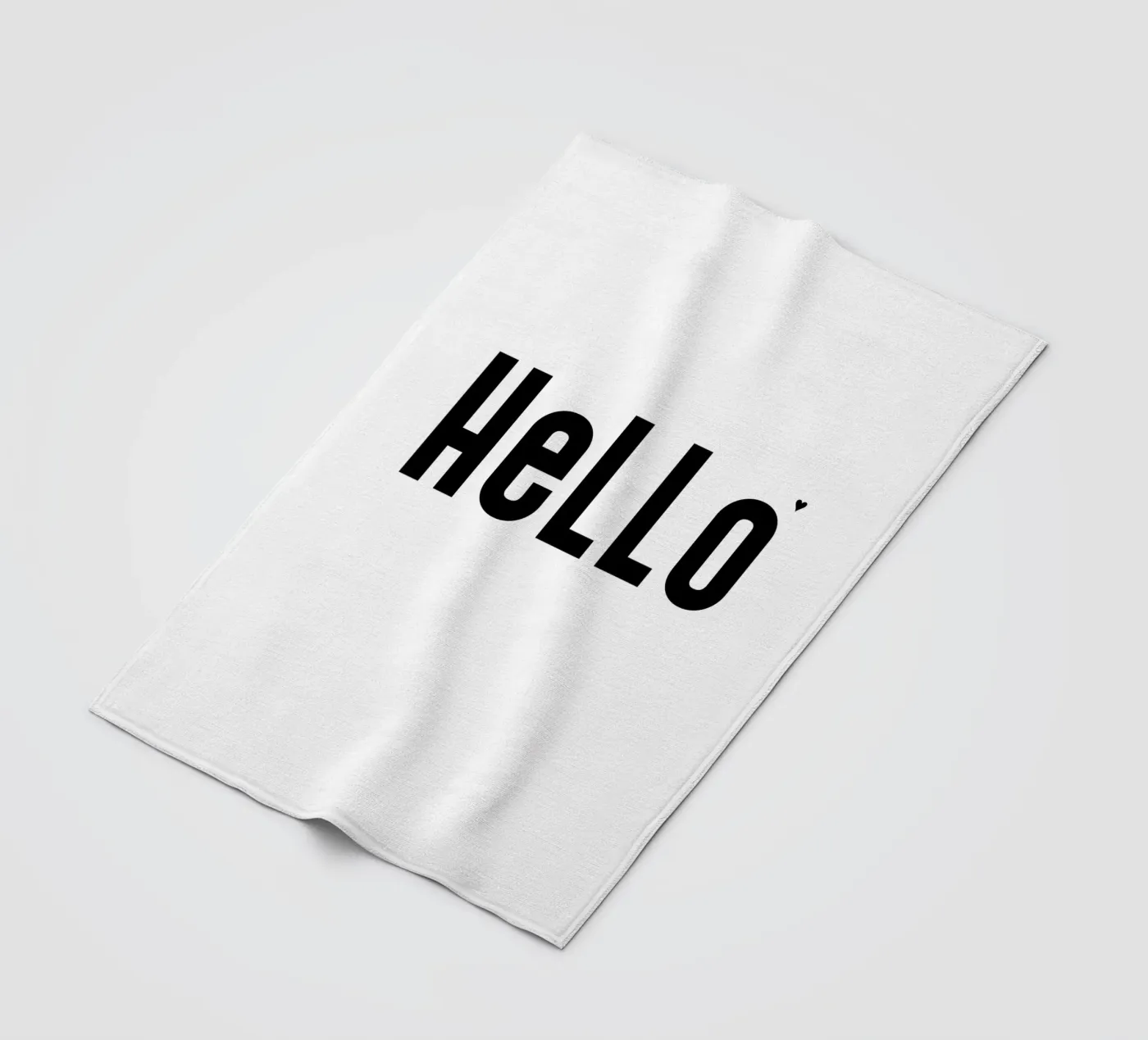 Hello fleecedeken van typolover
