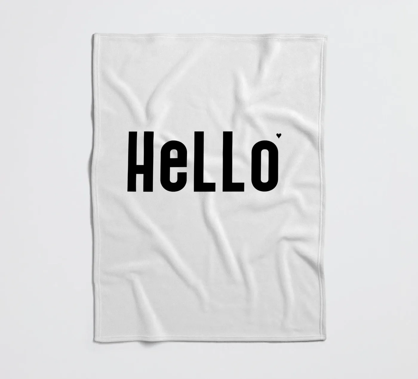 Hello fleecedeken van typolover