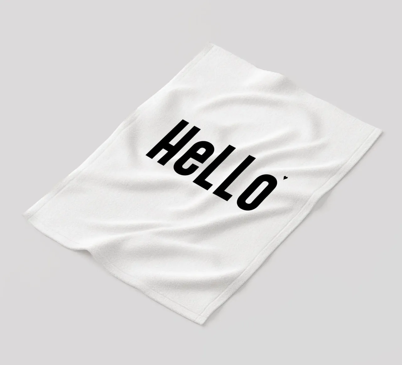 Hello Fleecedecke von typolover