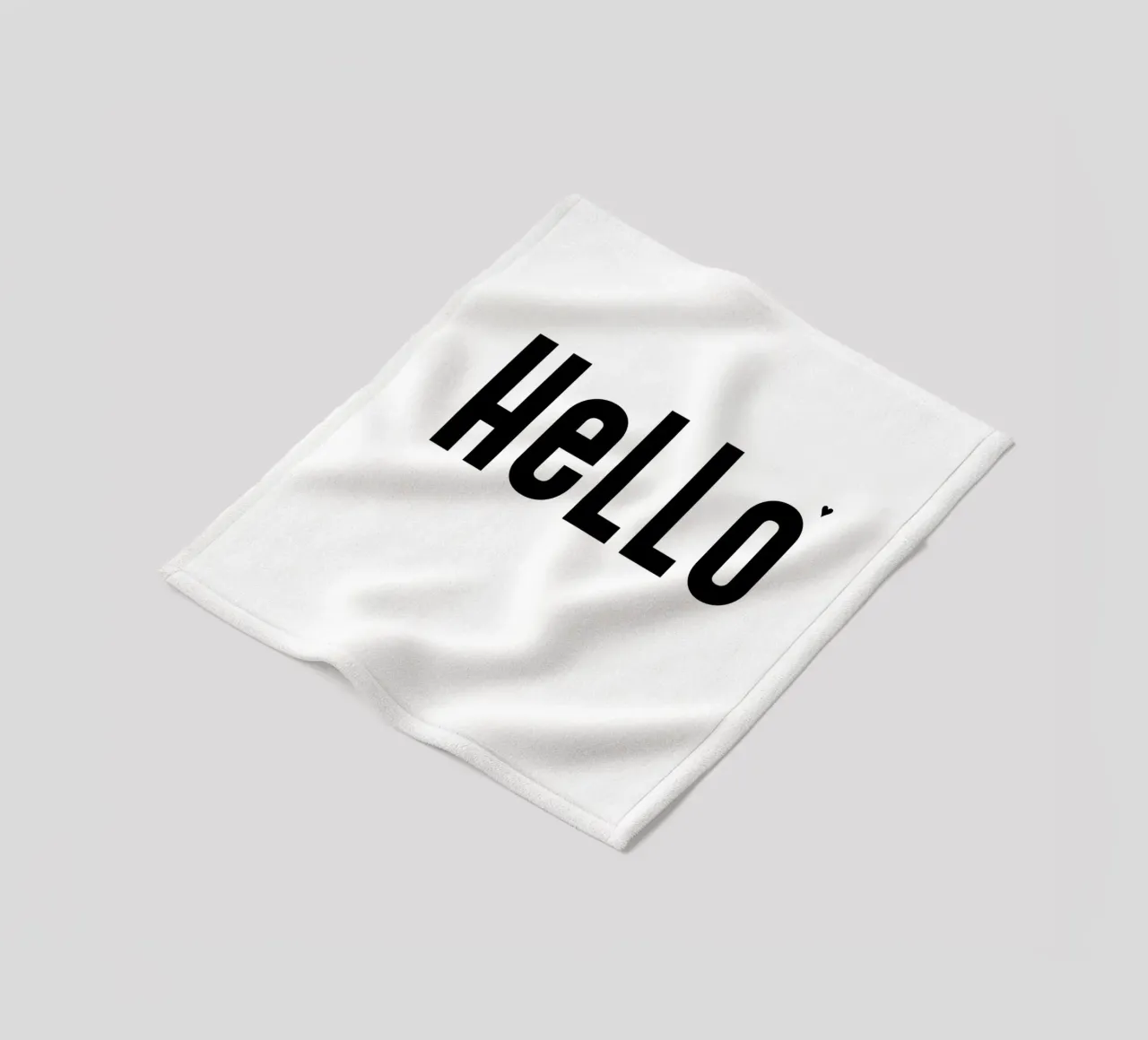 Hello Fleecedecke von typolover