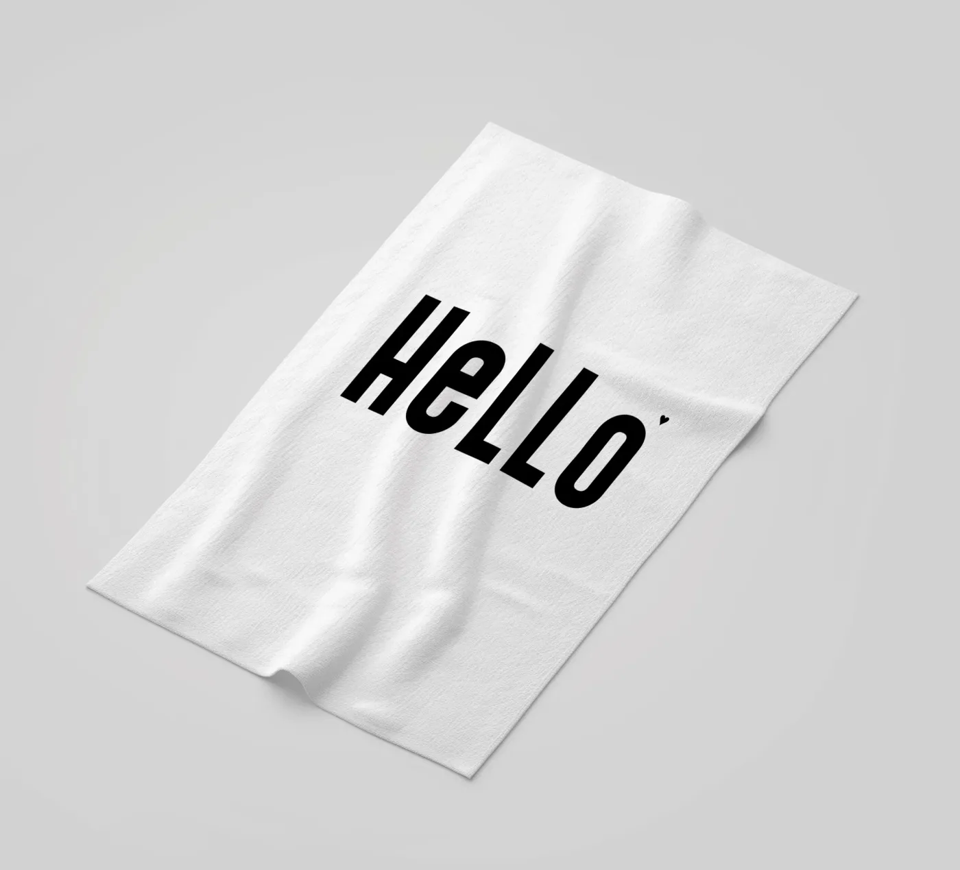 Hello strandhanddoek van typolover