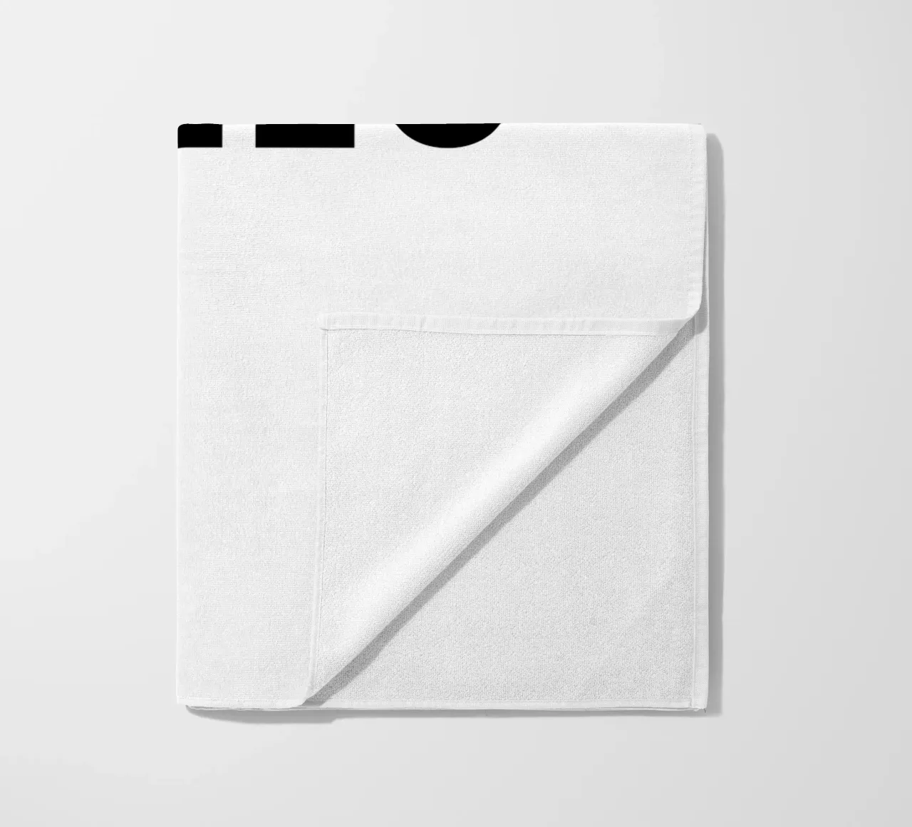 Hello beach towel by typolover