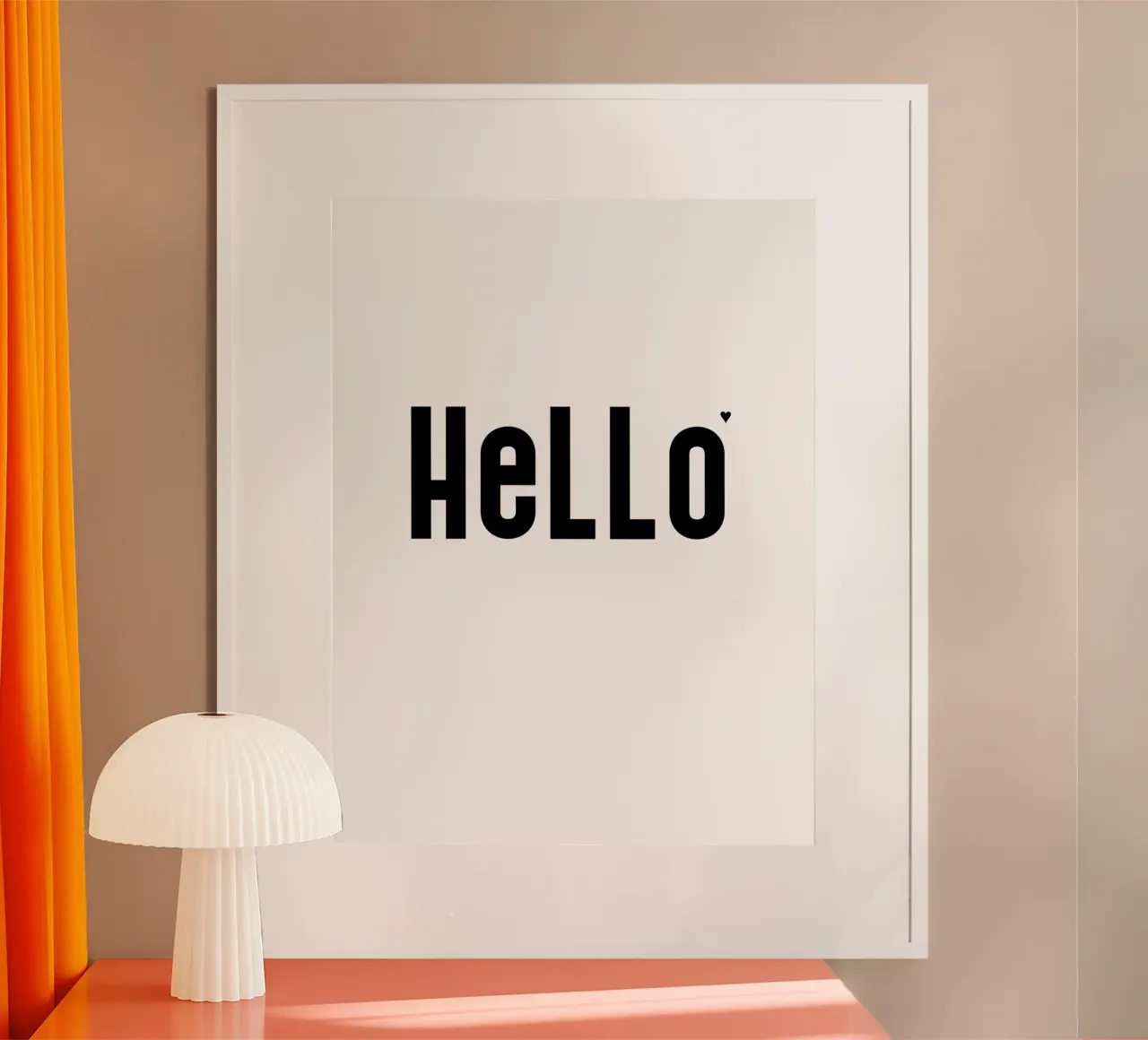 Hello poster de typolover