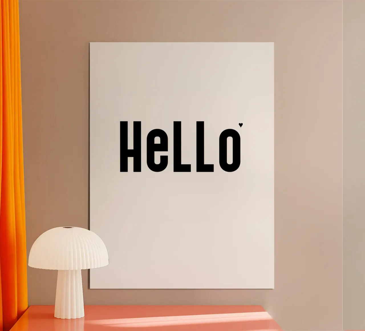 Hello poster de typolover