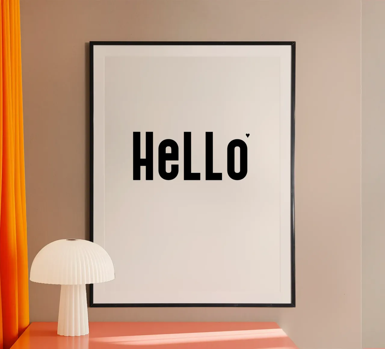 Hello poster de typolover