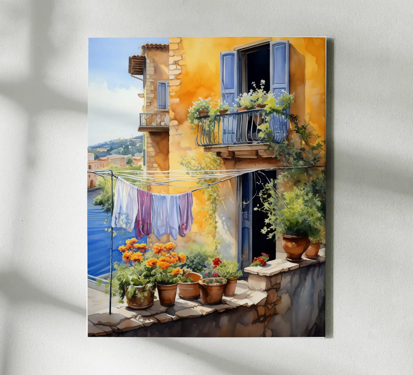 Laundry canvas by Artsy Bessy