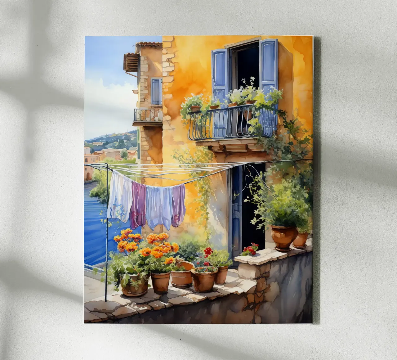 Laundry canvas van Artsy Bessy