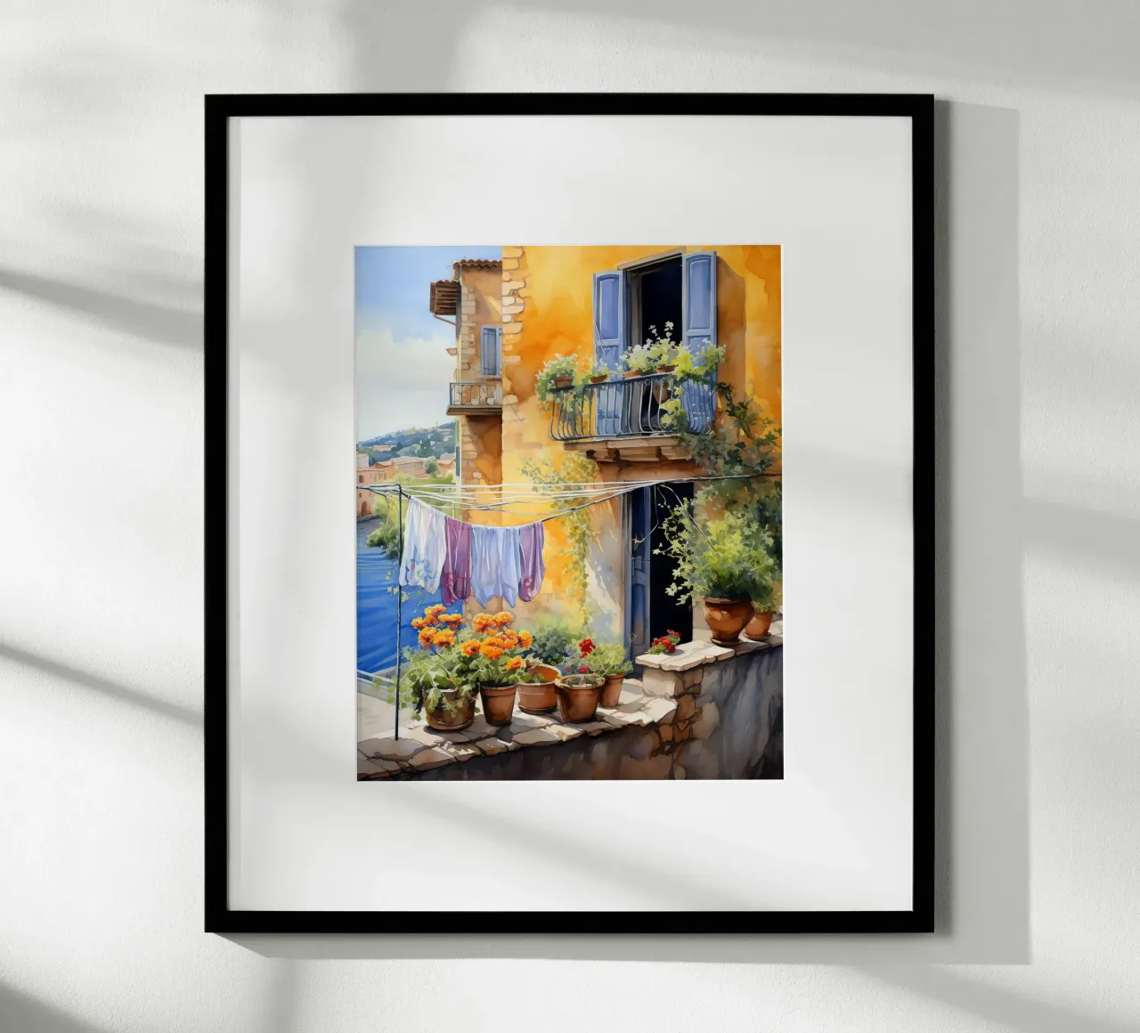 Laundry poster con telaio in plastica da Artsy Bessy