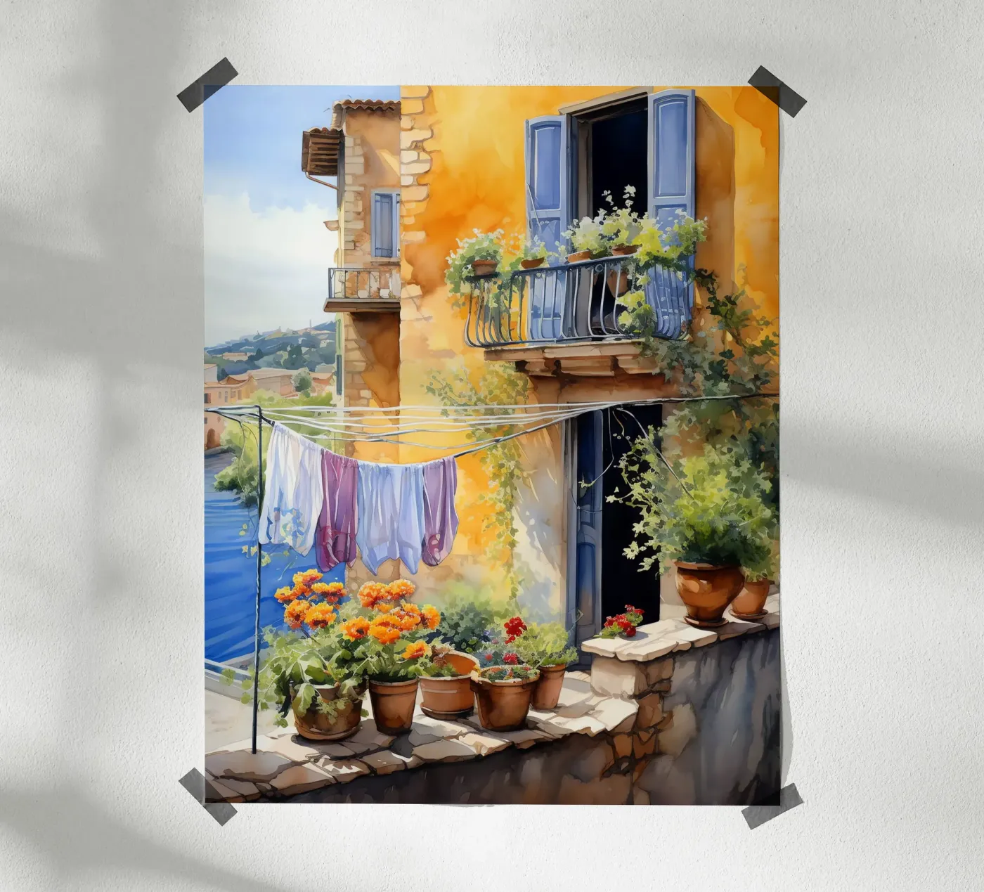 Laundry poster de Artsy Bessy