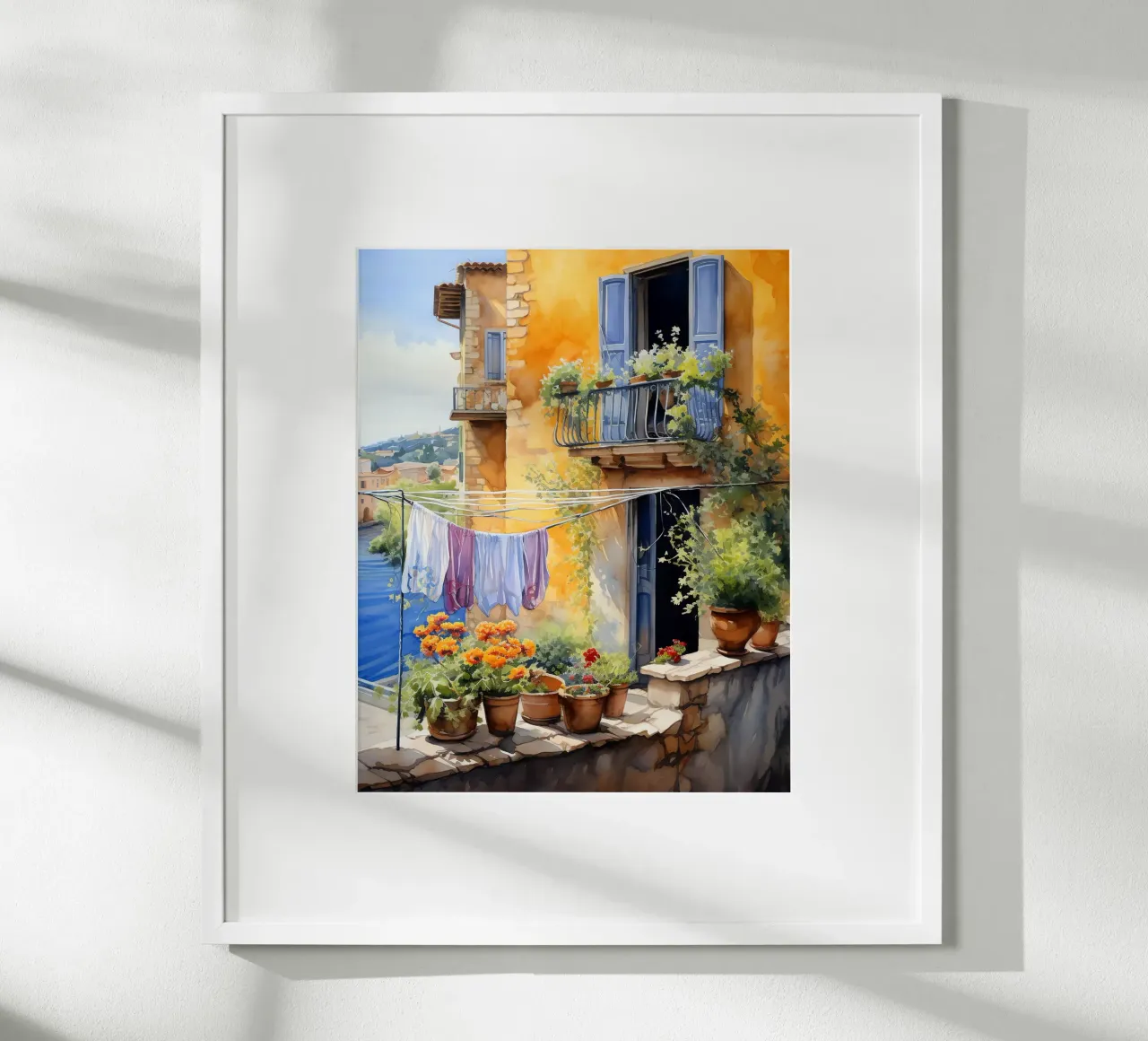 Laundry poster con telaio in plastica da Artsy Bessy