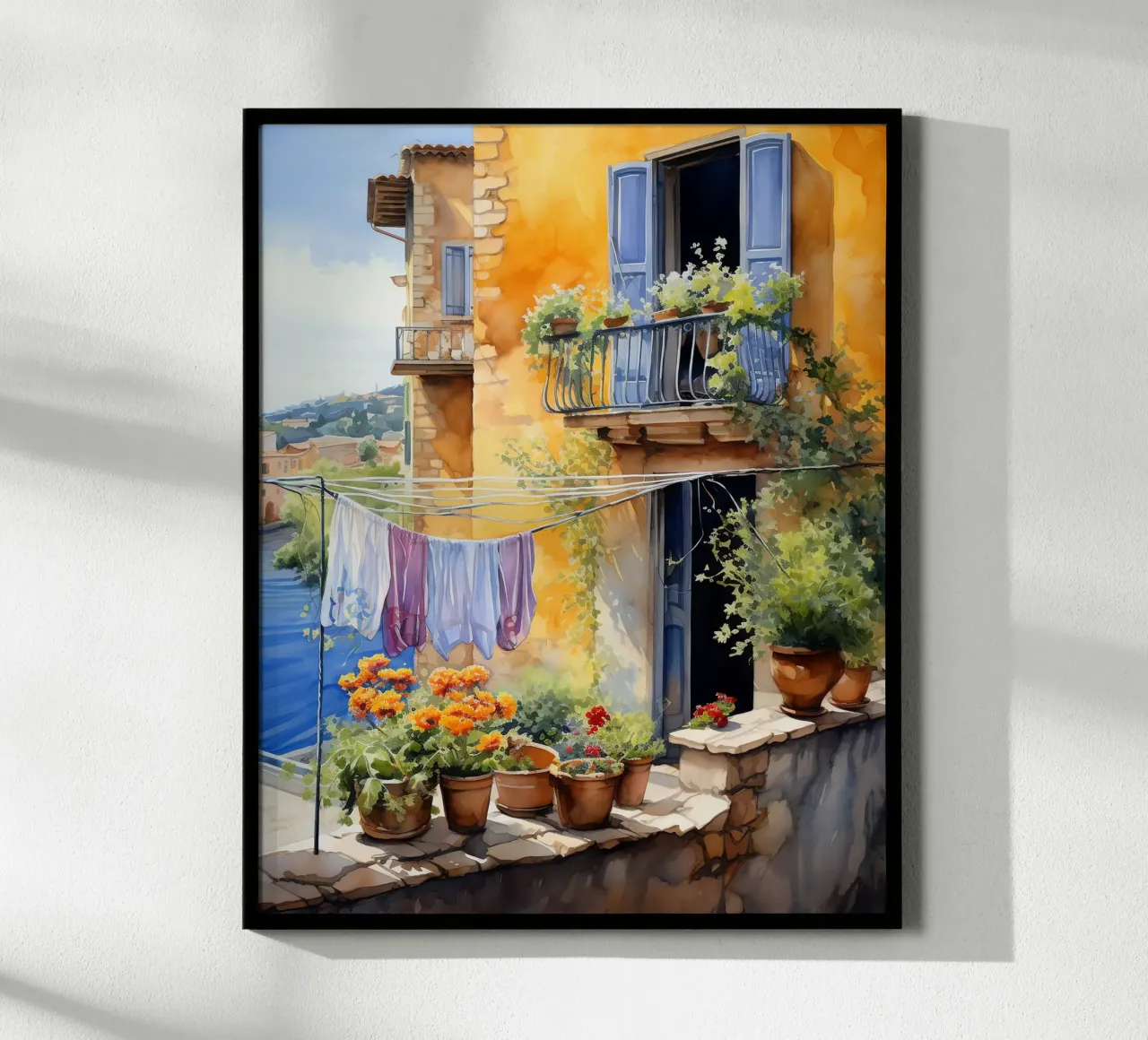 Laundry poster con telaio in plastica da Artsy Bessy