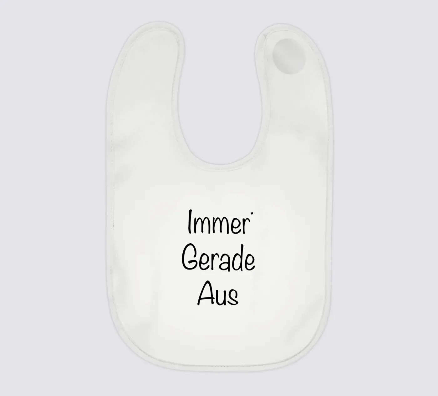 Immer Gerade Aus bavaglino da typolover
