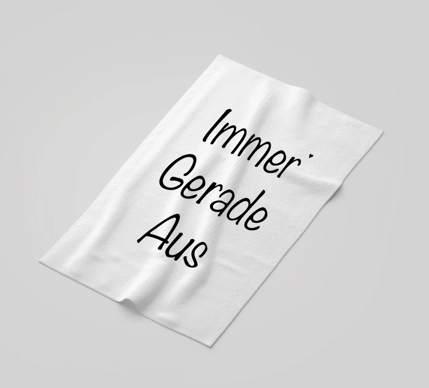 Immer Gerade Aus telo mare da typolover