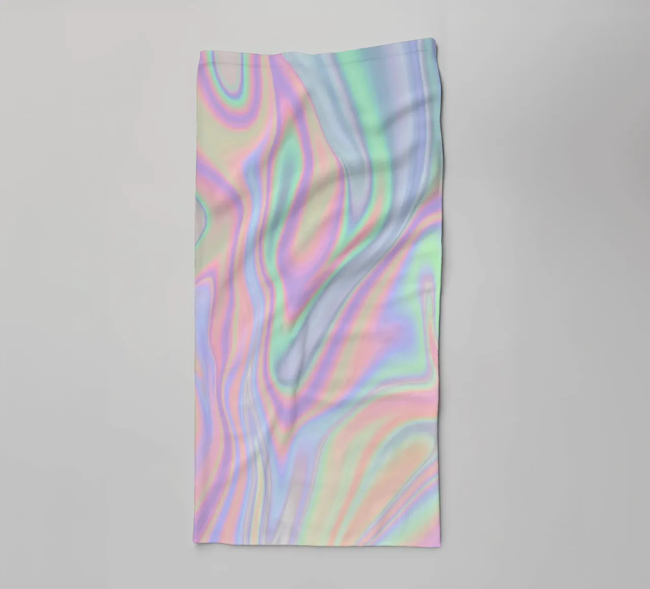 Iridescent Abstract Liquid Pastel Patterns towel by Petra Lang - Design
