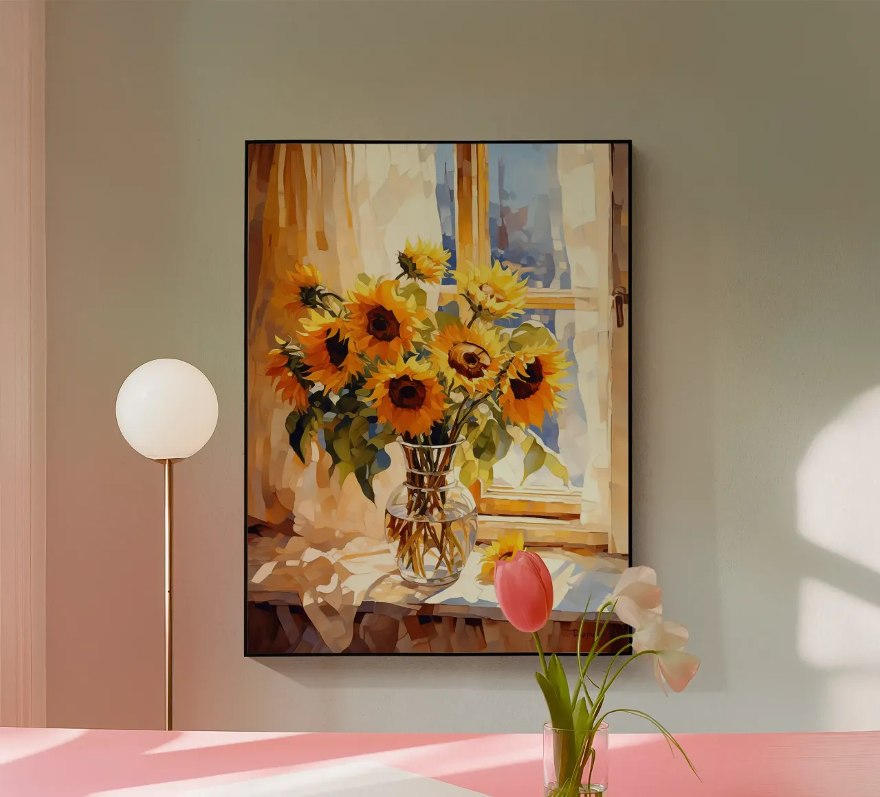 Sunflowers plexiglas de Artsy Bessy