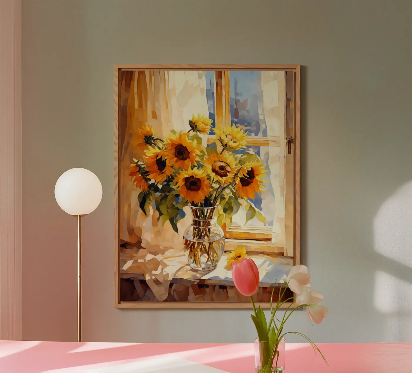 Sunflowers forex-plaat van Artsy Bessy