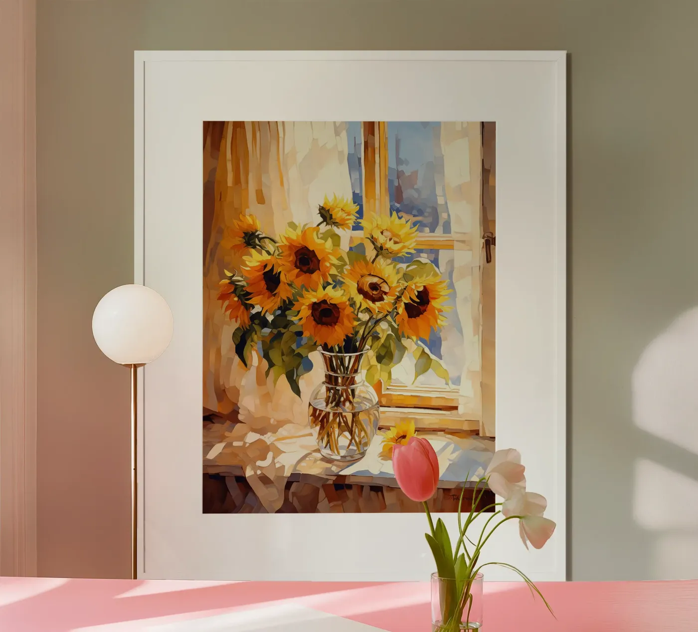 Sunflowers Poster von Artsy Bessy
