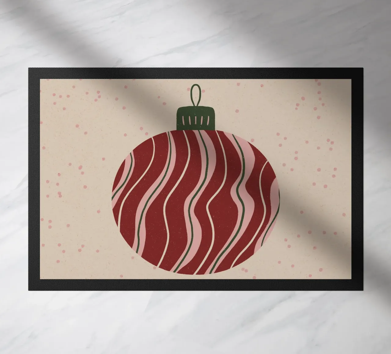 Weihnachtskugel 3 Fußmatte von Wackapacka Holiday Shop