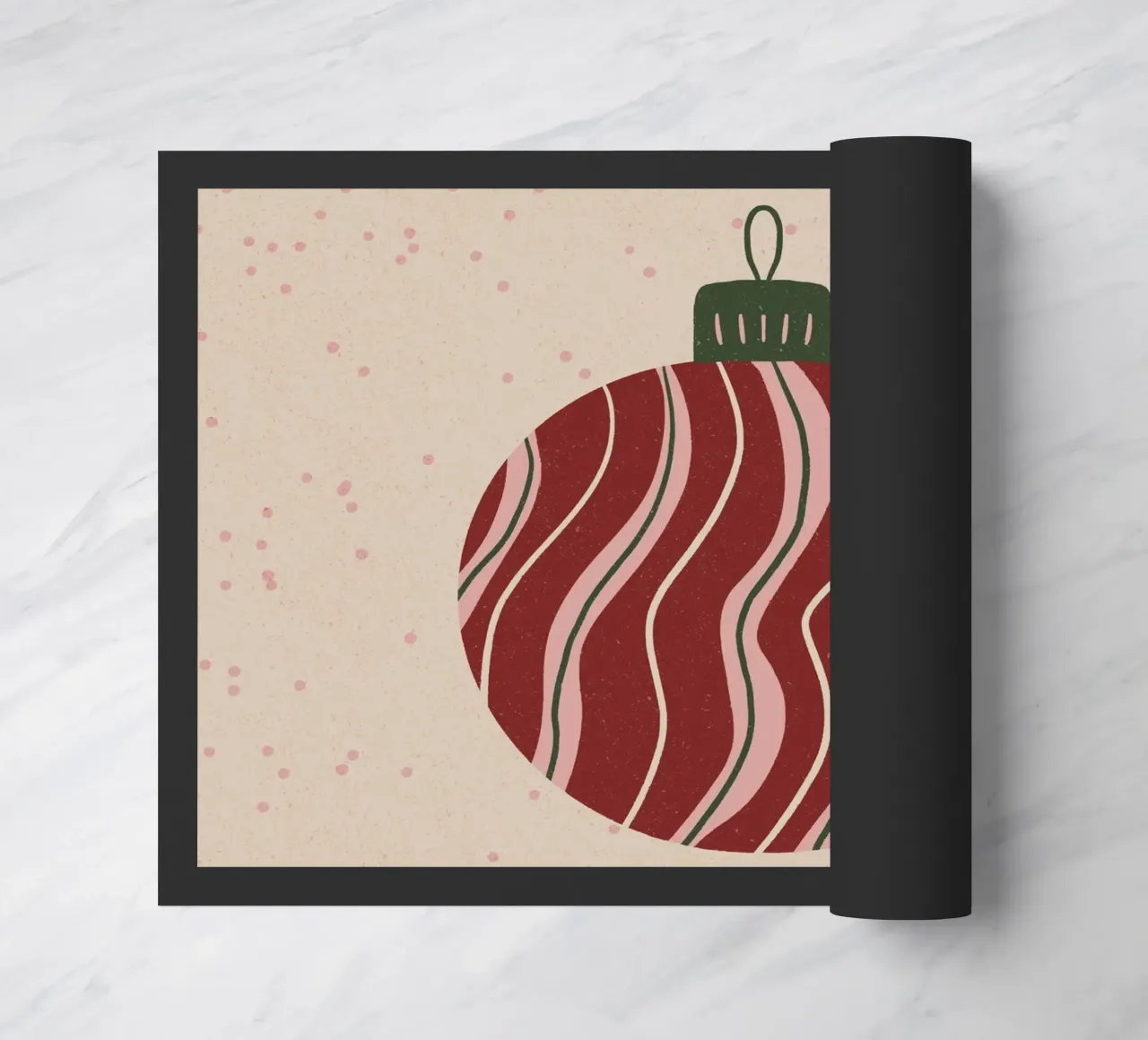 Weihnachtskugel 3 Fußmatte von Wackapacka Holiday Shop