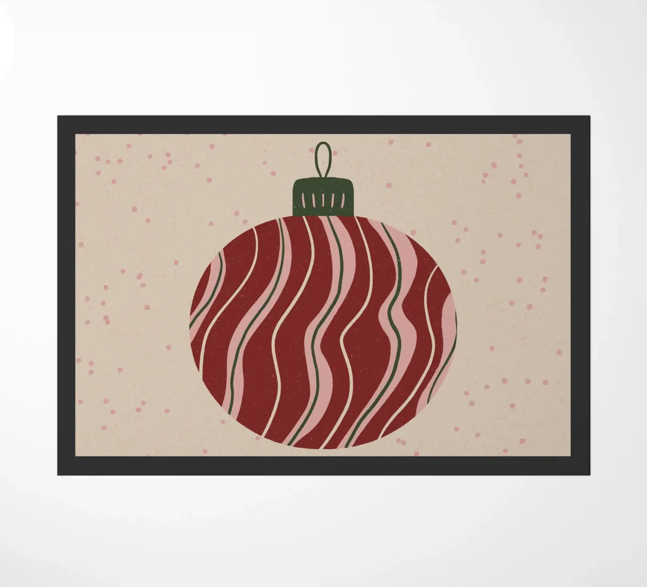 Weihnachtskugel 3 Fußmatte von Wackapacka Holiday Shop