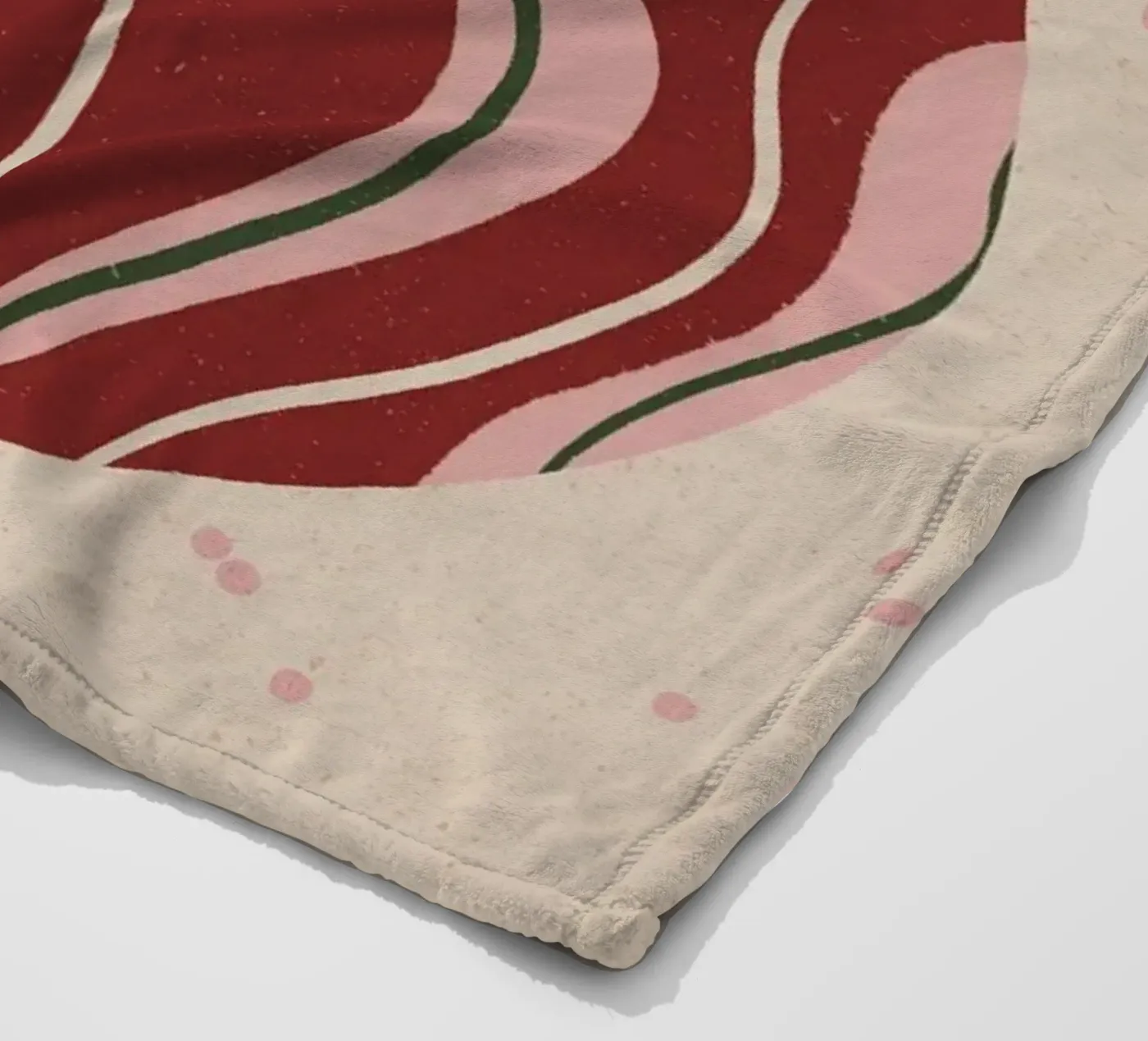Mappamondo di Natale 3 coperta in pile da Wackapacka Holiday Shop