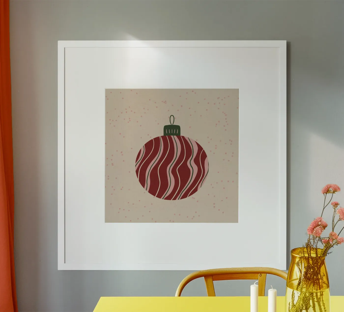 Christmas globe 3 Poster von Wackapacka Holiday Shop