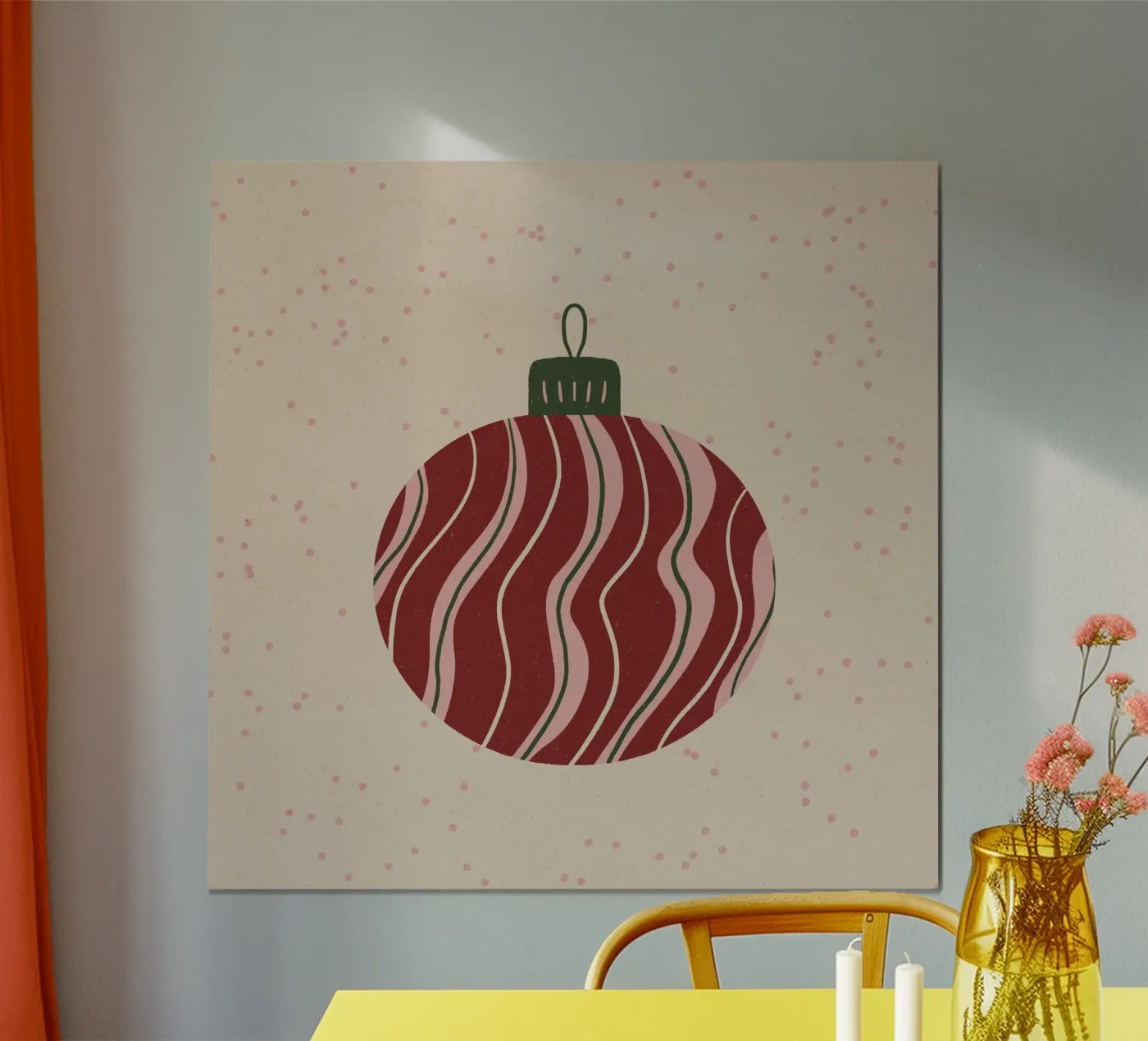 Christmas globe 3 Poster von Wackapacka Holiday Shop