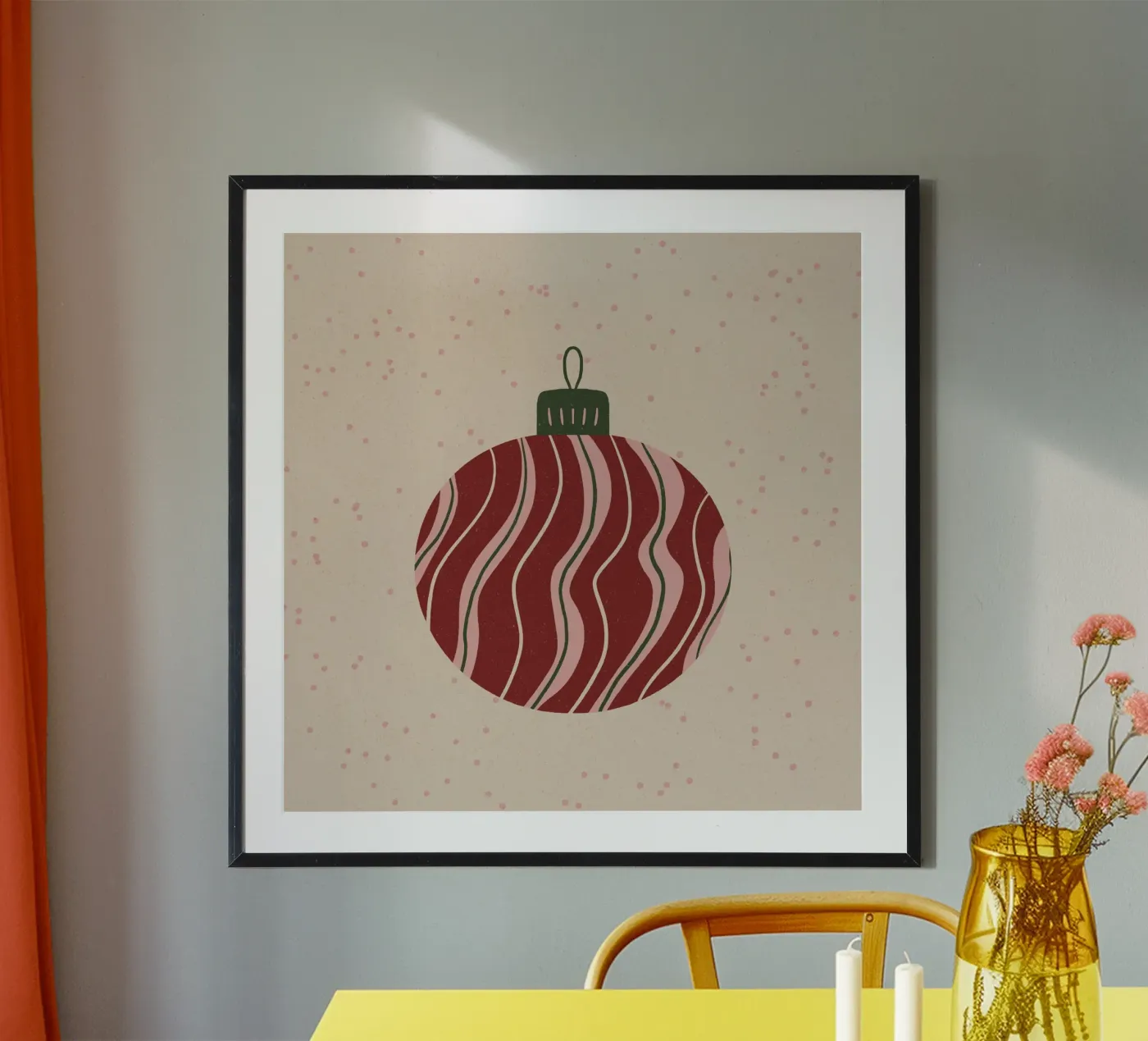 Christmas globe 3 Poster von Wackapacka Holiday Shop