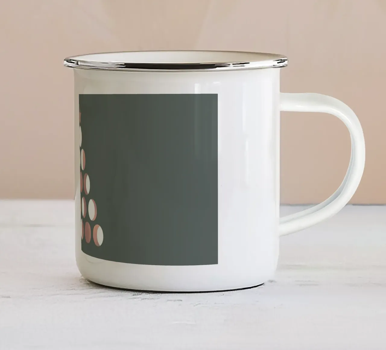 Lune di vacanza tazza in smalto da Winter Whispers