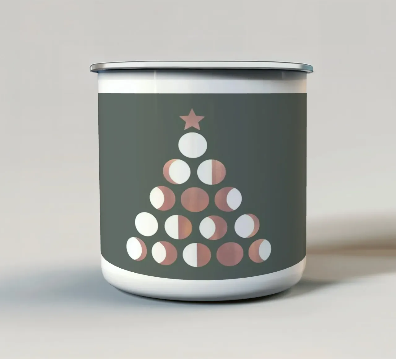 Lune di vacanza tazza in smalto da Winter Whispers