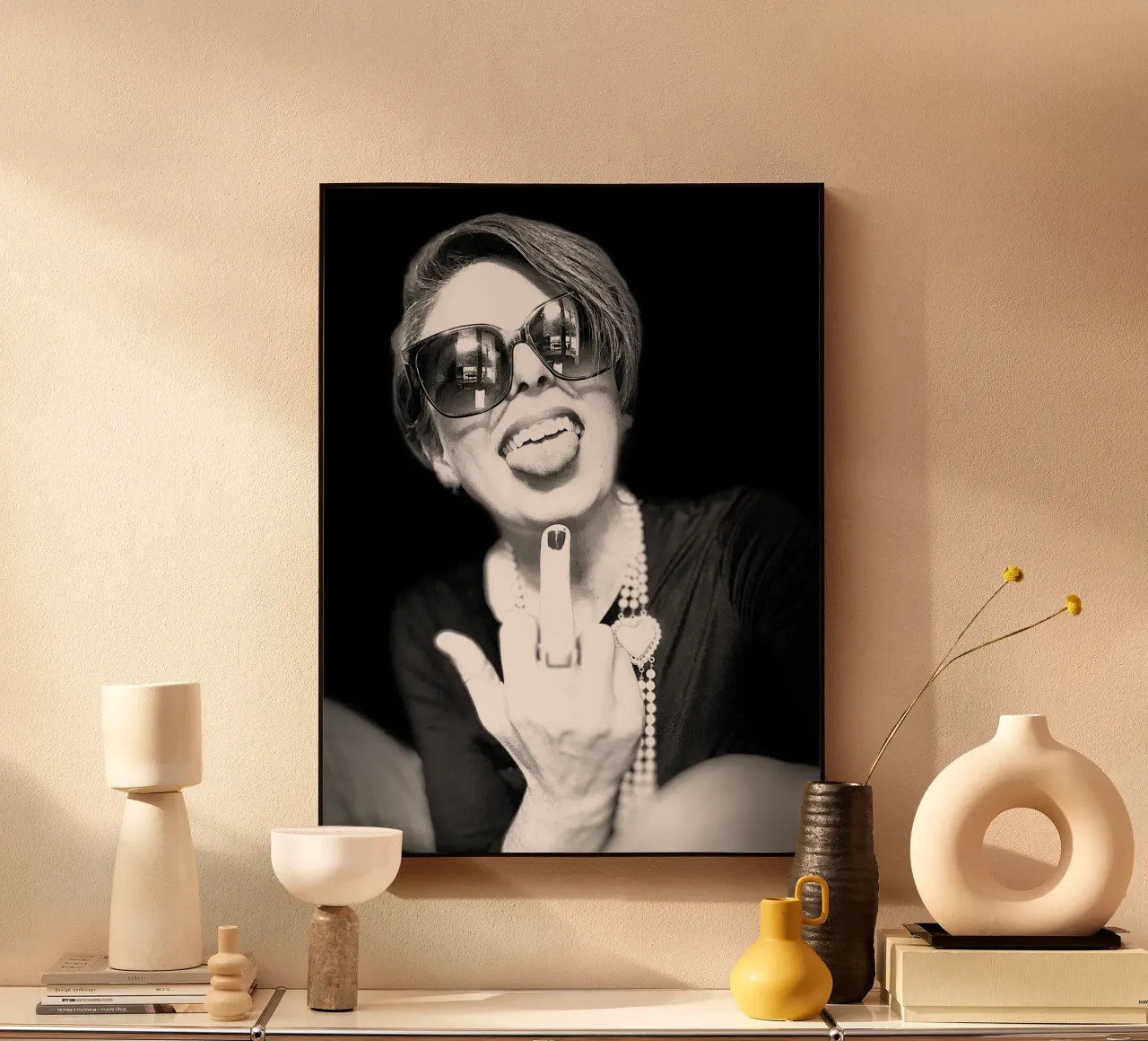 Zero F*cks Given plexiglass da Dorothea Baur