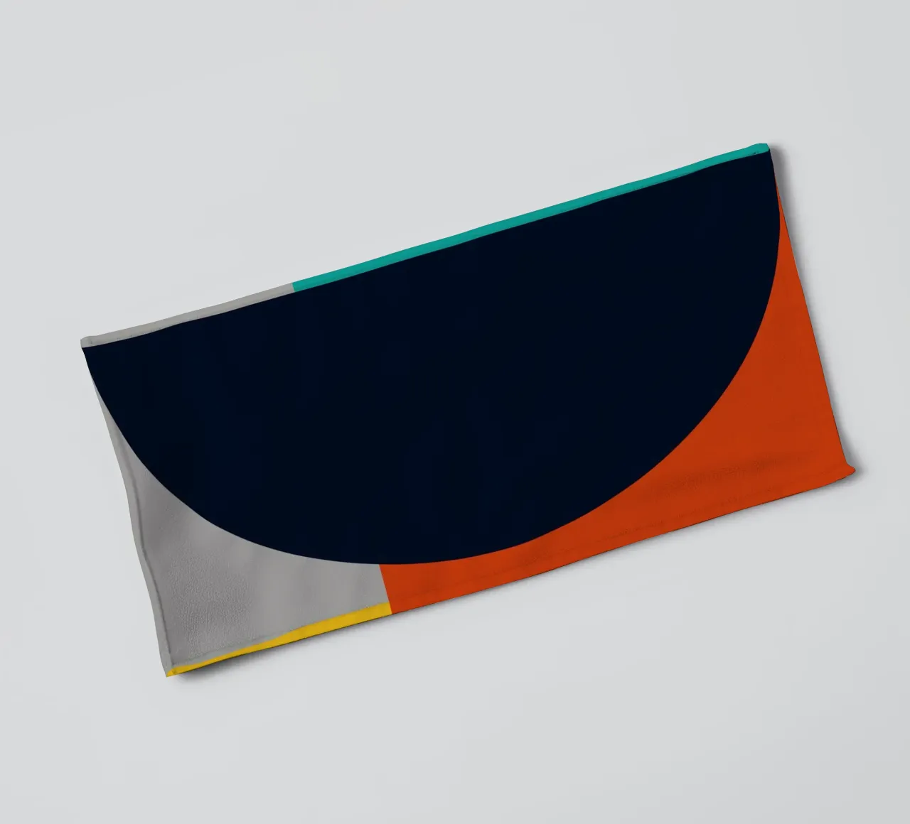 Geometric Color Blocks 02 towel by Life of Pie