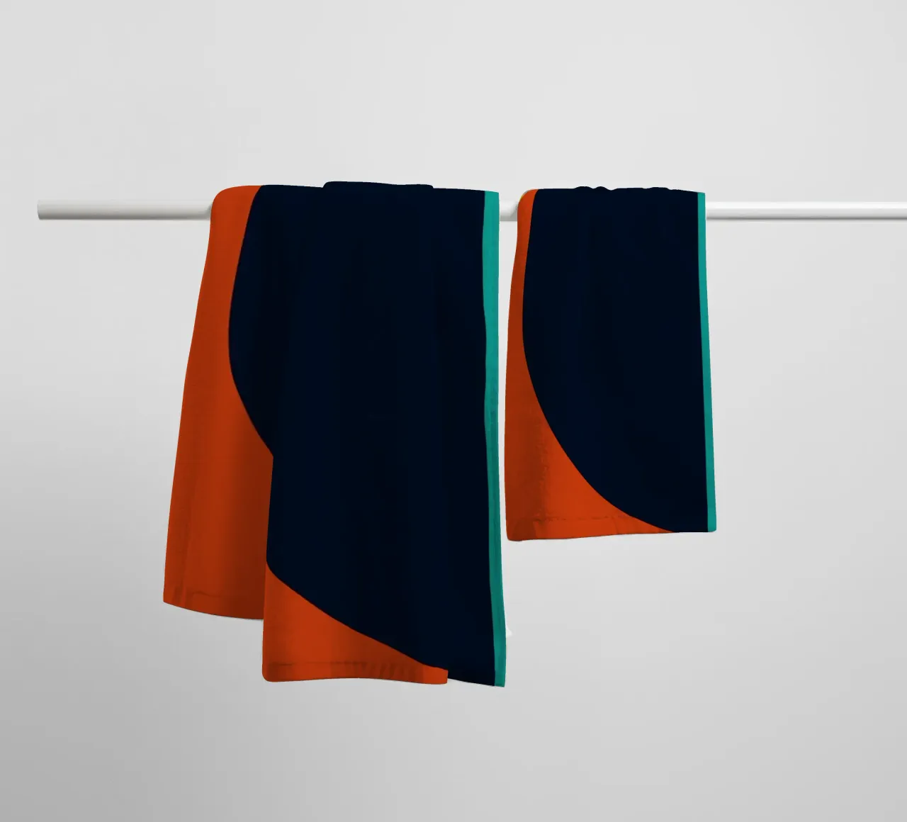 Geometric Color Blocks 02 towel by Life of Pie