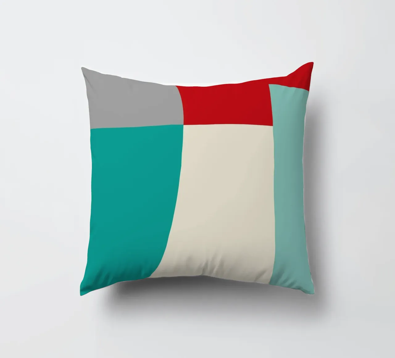 Forme geometriche in colori vivaci cuscino da Life of Pie