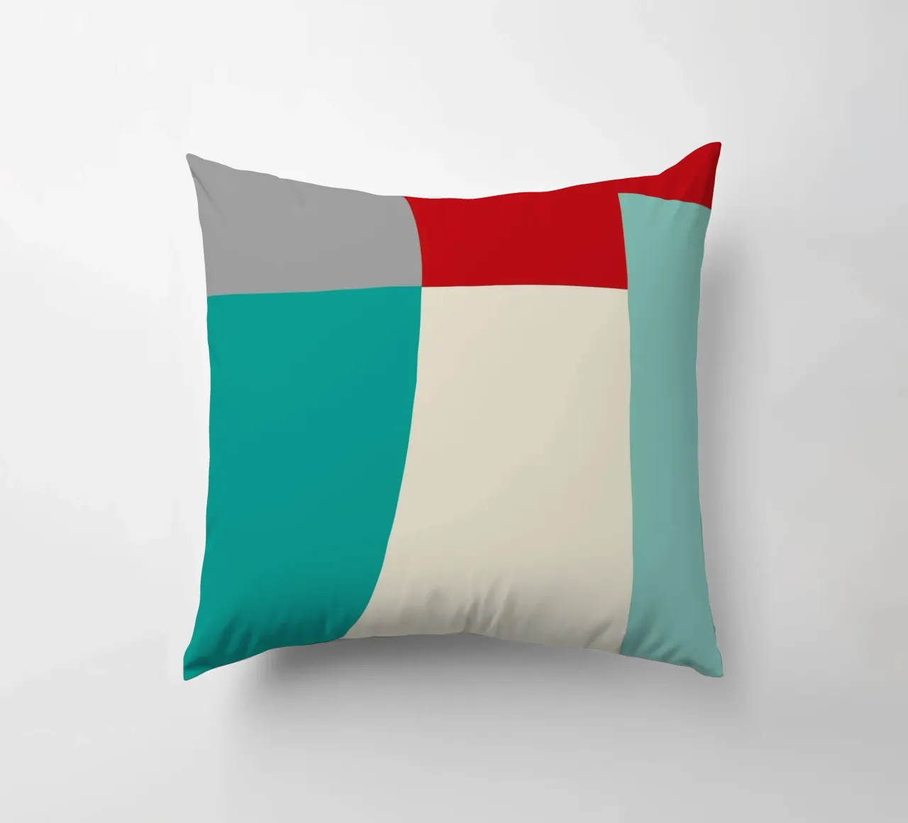 Forme geometriche in colori vivaci cuscino da Life of Pie