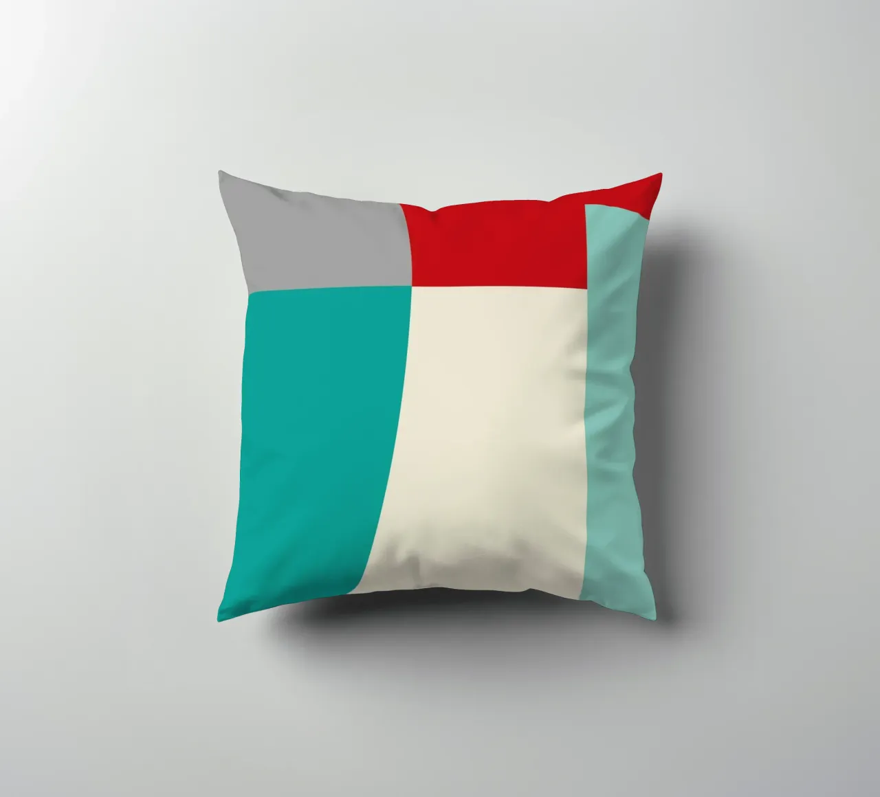 Forme geometriche in colori vivaci cuscino da Life of Pie