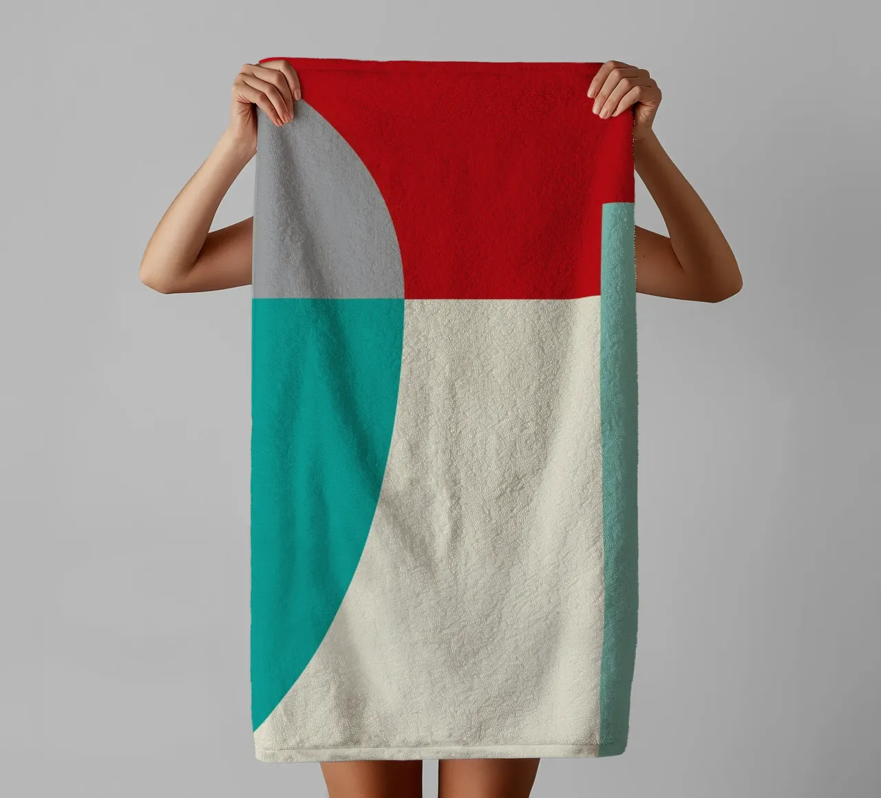 Forme geometriche in colori vivaci asciugamano da bagno da Life of Pie