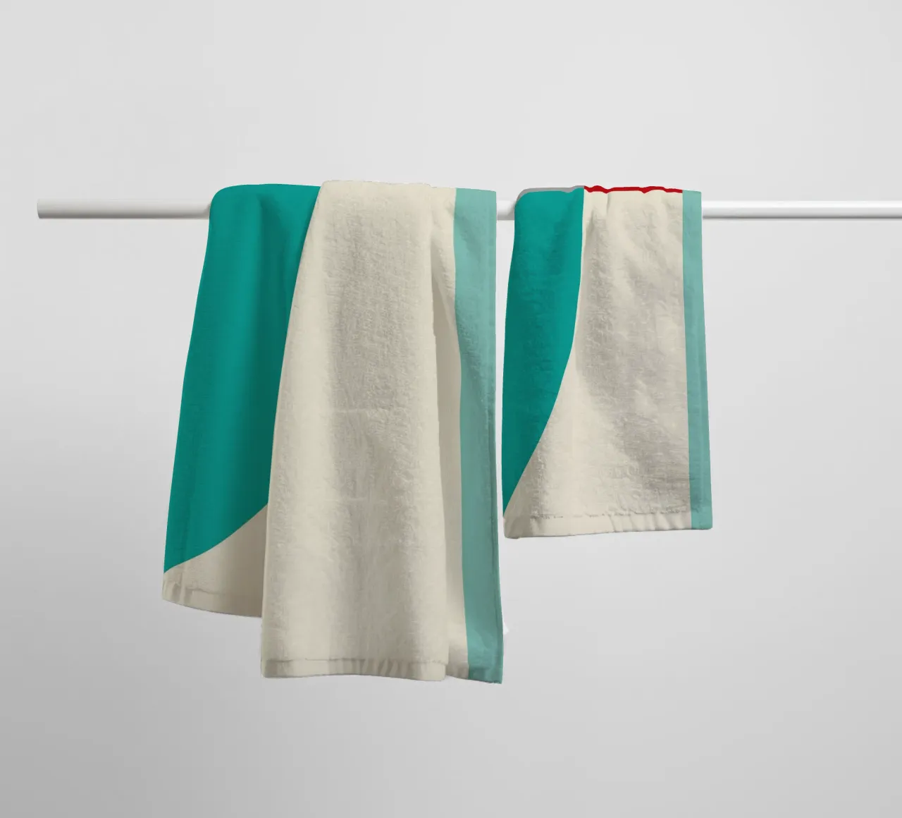 Forme geometriche in colori vivaci asciugamano da bagno da Life of Pie