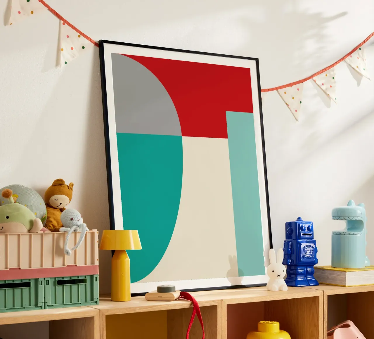 Forme geometriche in colori vivaci carta hahnemühle da Life of Pie