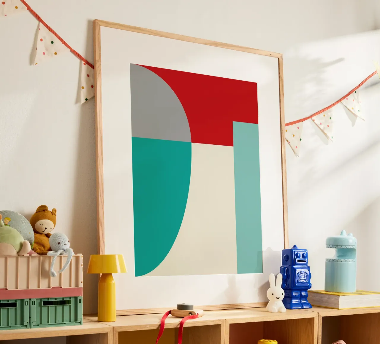 Forme geometriche in colori vivaci carta hahnemühle da Life of Pie