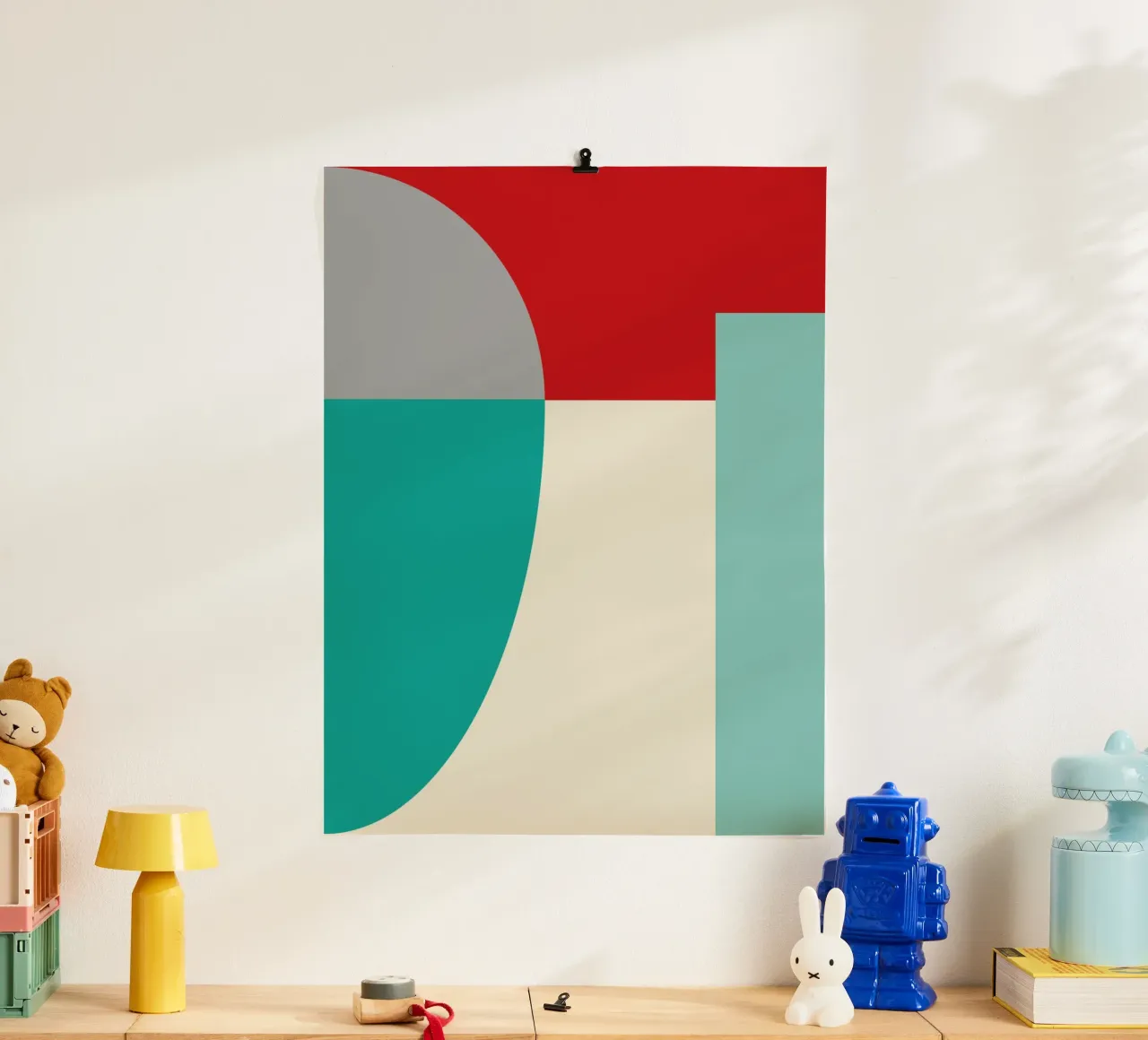 Forme geometriche in colori vivaci carta hahnemühle da Life of Pie