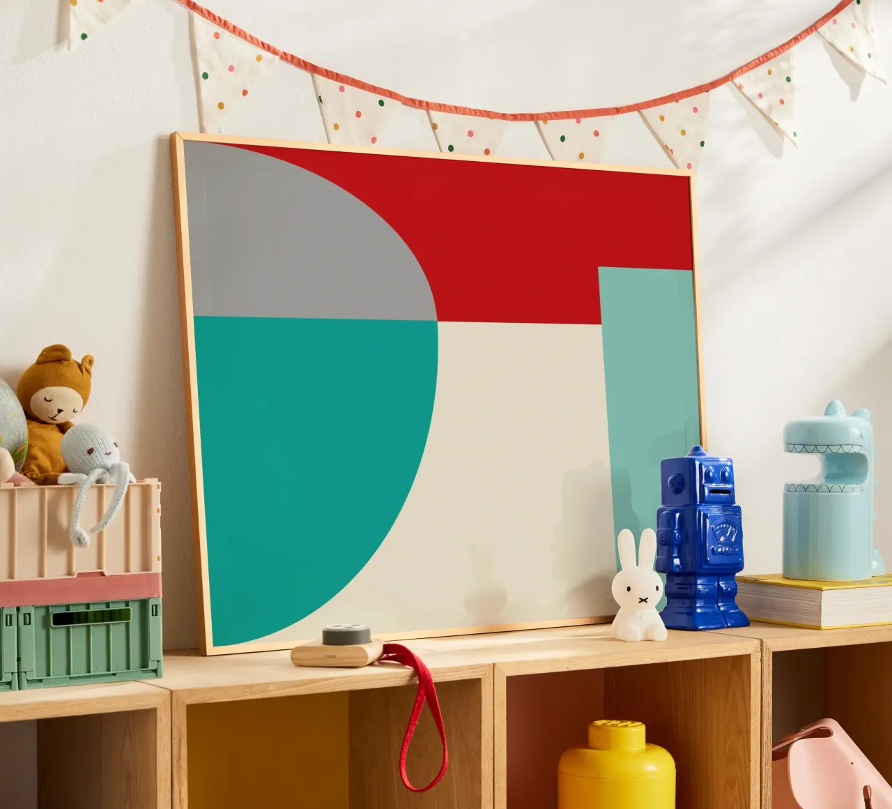 Forme geometriche in colori vivaci carta hahnemühle da Life of Pie