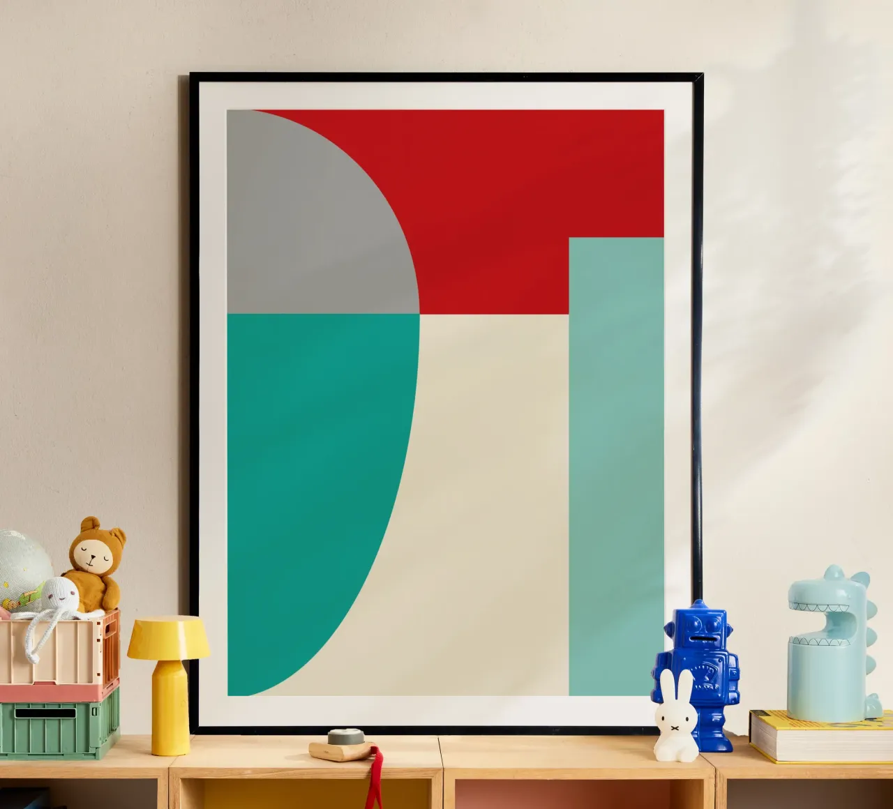 Forme geometriche in colori vivaci carta hahnemühle da Life of Pie