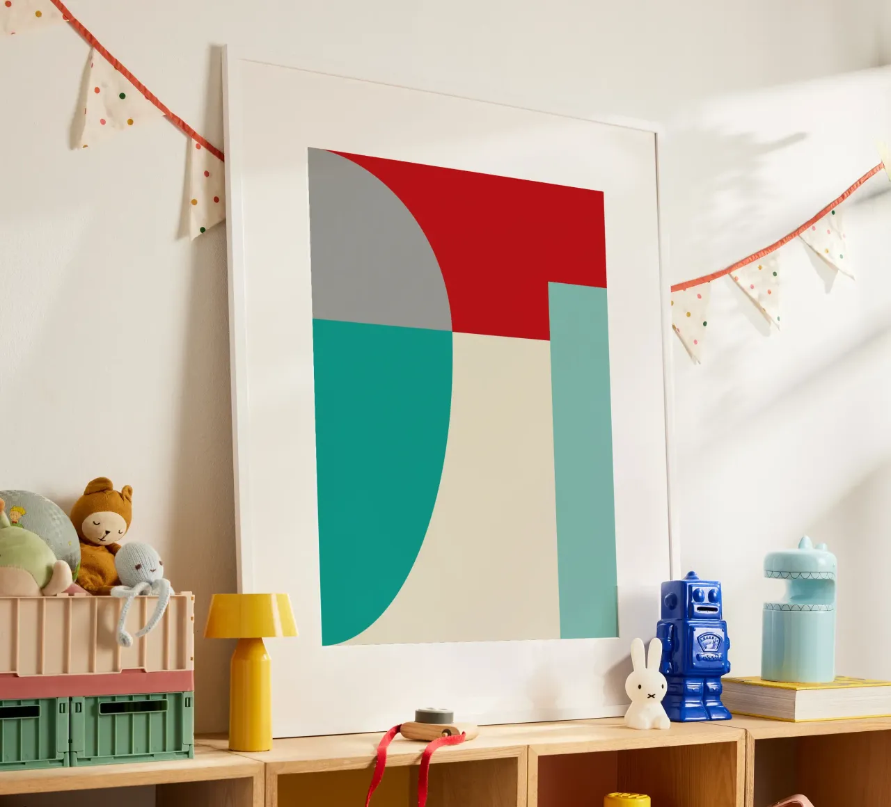 Forme geometriche in colori vivaci carta hahnemühle da Life of Pie