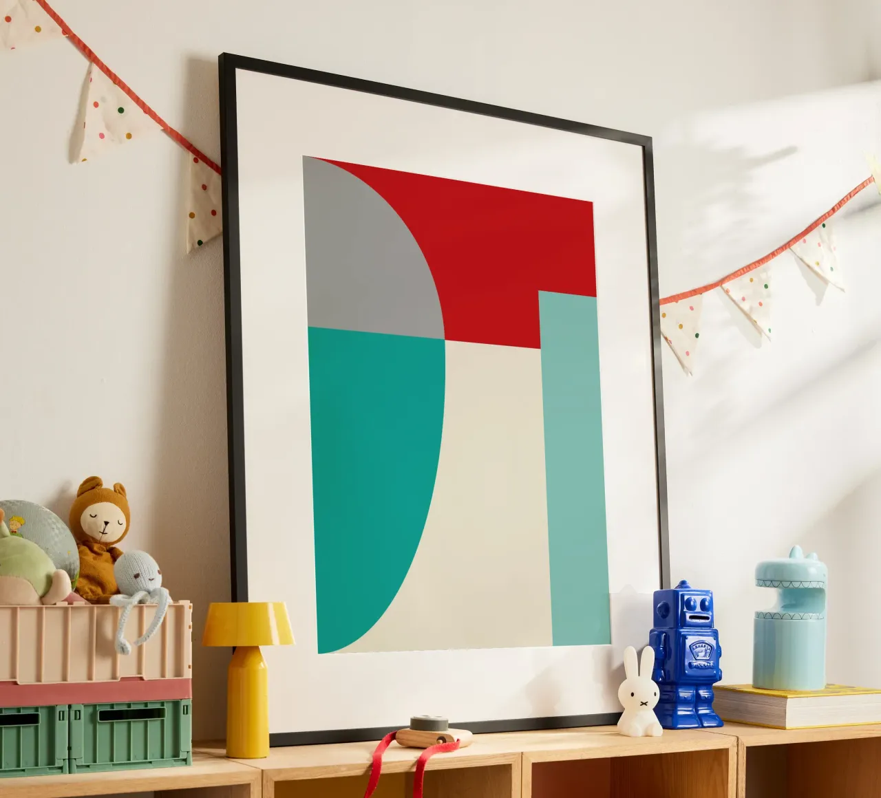 Forme geometriche in colori vivaci carta hahnemühle da Life of Pie